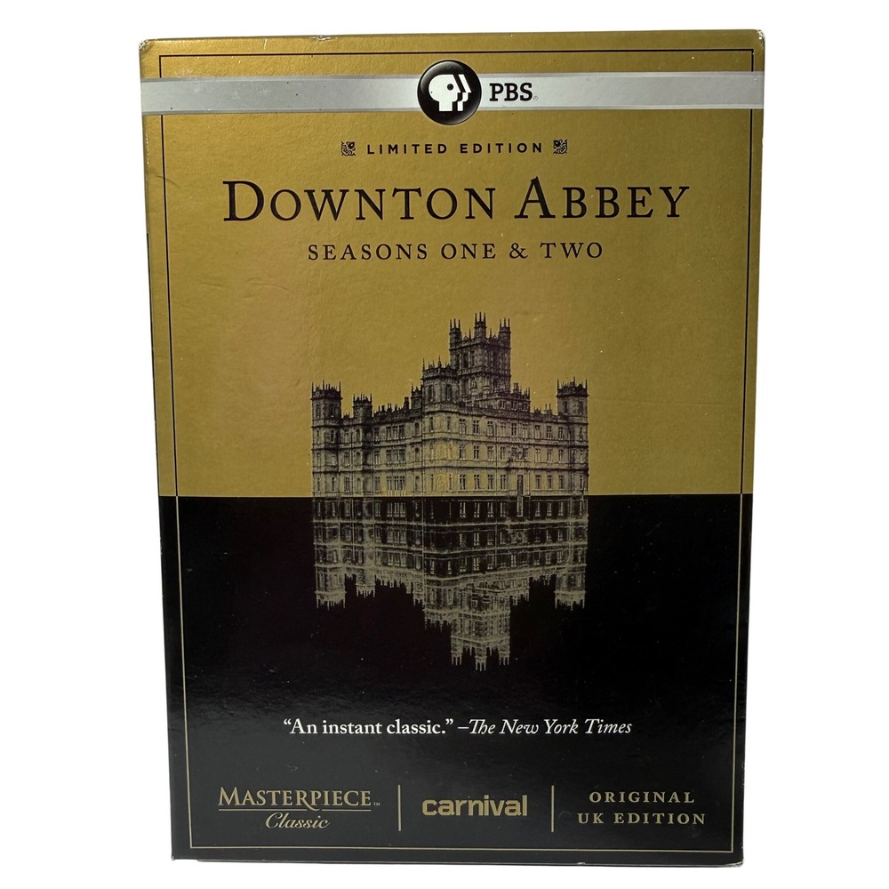 Downton Abbey Seasons 1 & 2 DVD Limited Edition Original UK Edition 6-Disc Set